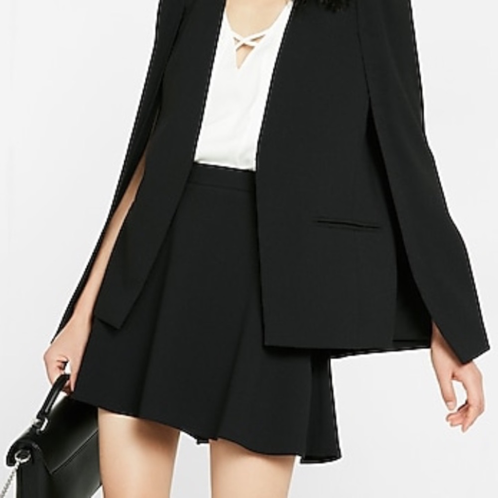 NWT Express mini fit and flare skirt (black)